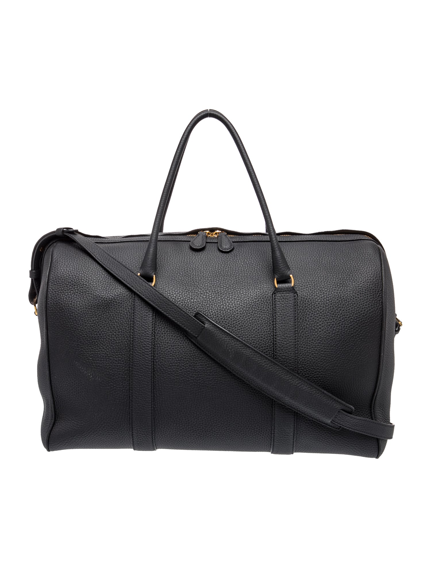 The Row Leather Weekender Bag