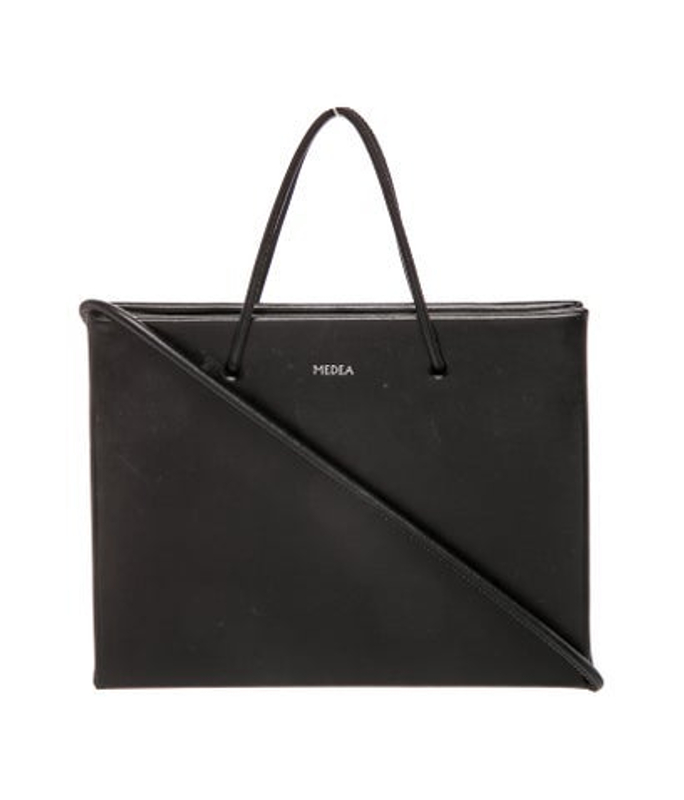 Medea Leather Top Handle Bag