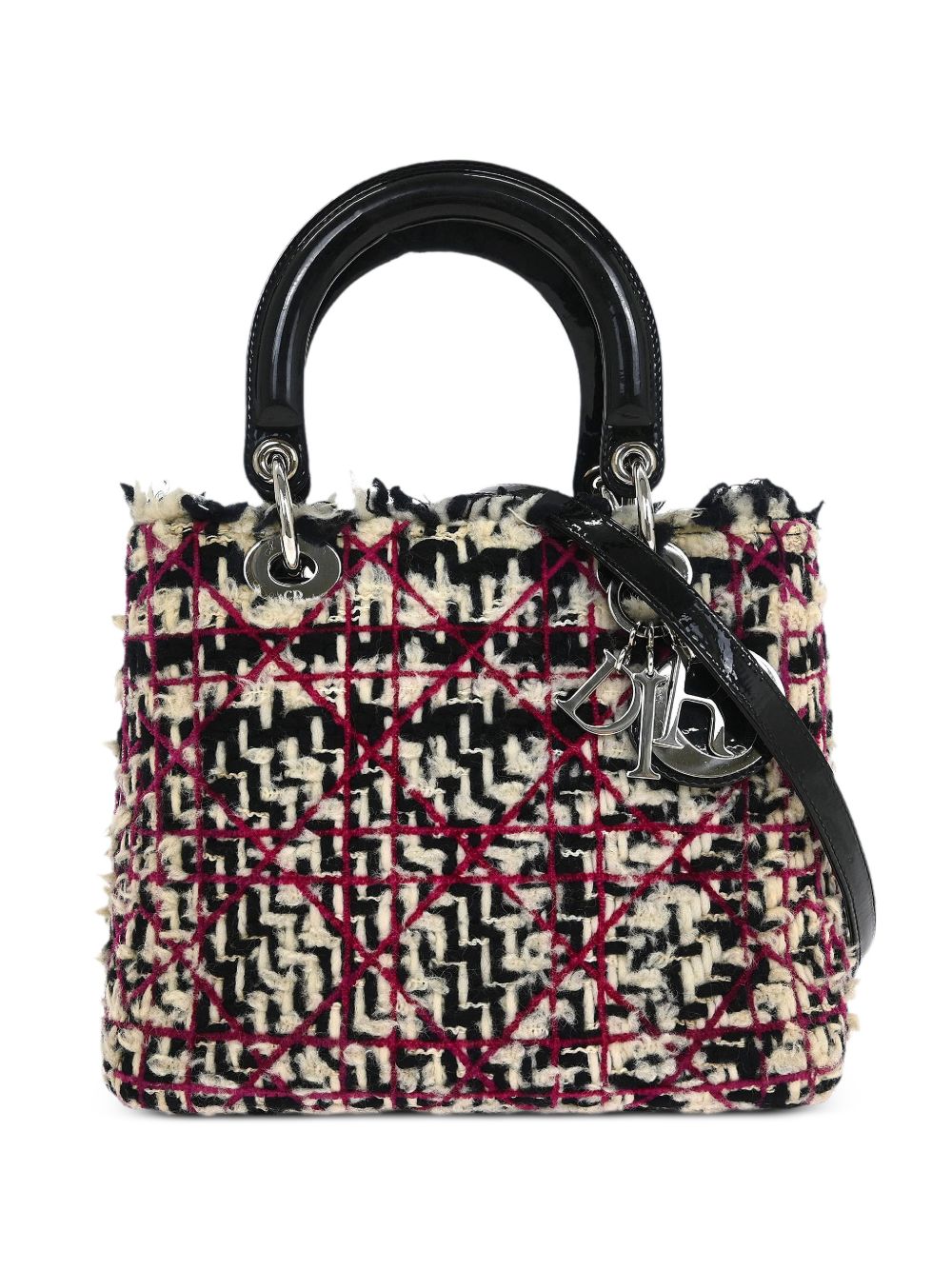 2011 tweed cannage handbag