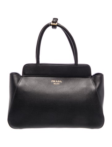 Soft Calf Leather Top Handle Bag Medium