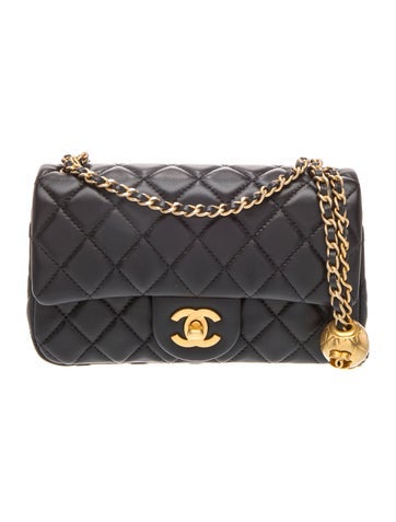 Pearl Crush Rectangular Mini Flap Bag