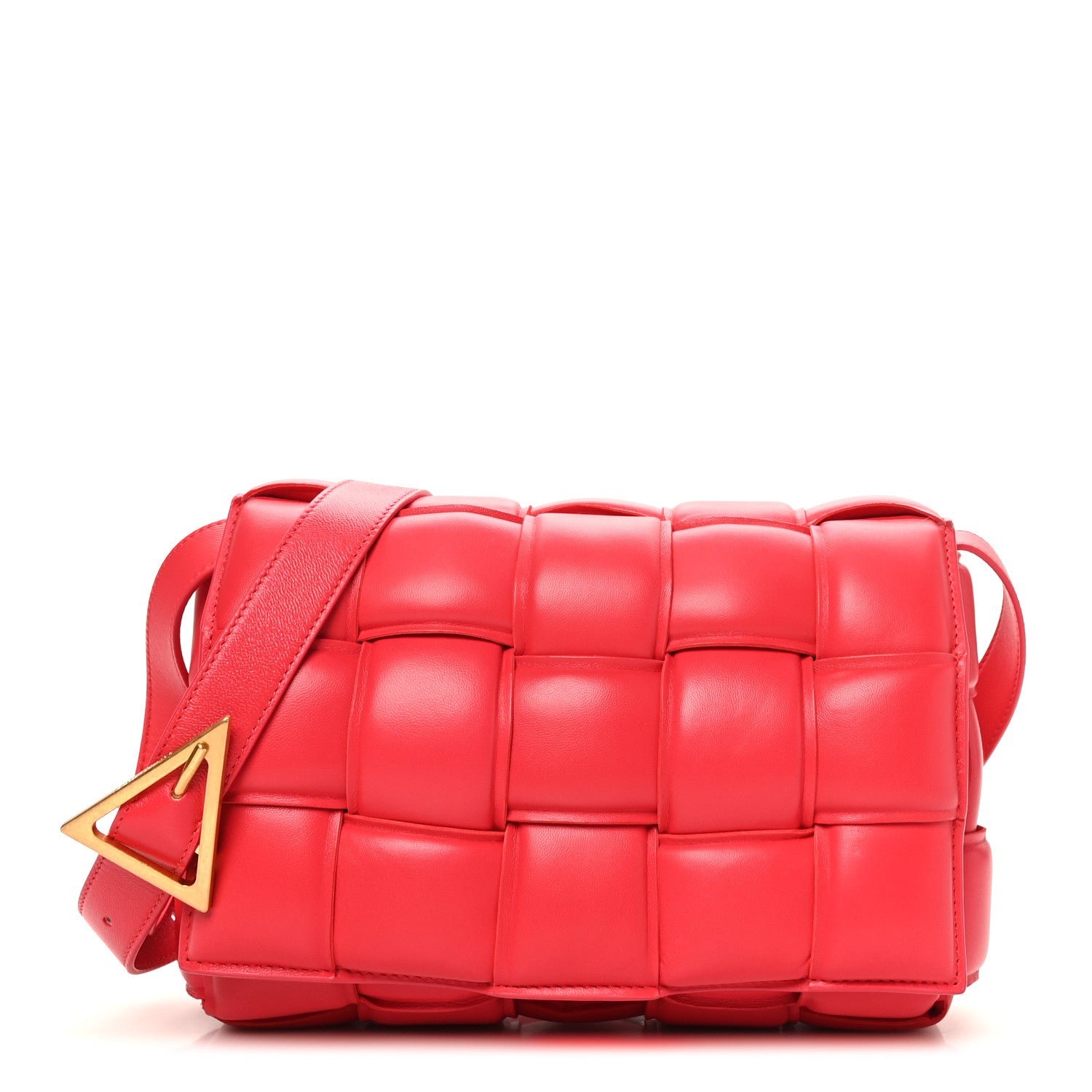 Bottega Veneta Nappa Maxi Intreccio Padded Cassette Crossbody Bag Firework
