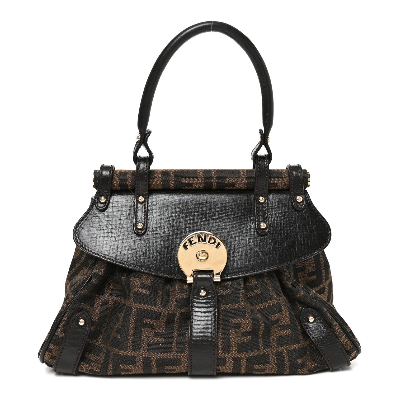 Fendi Zucca Small Magic Bag Tobacco