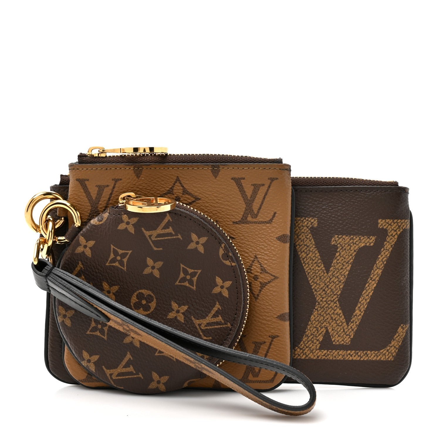 Louis Vuitton Reverse Monogram Giant Trio Pouch