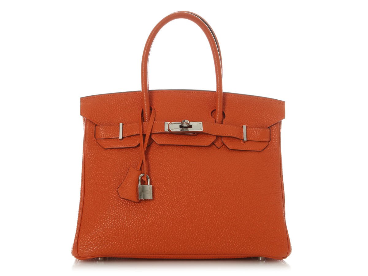 Hermès Orange Togo Birkin 30