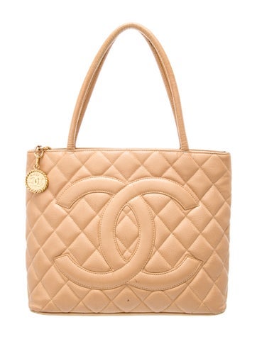 Caviar Medallion Tote Bag