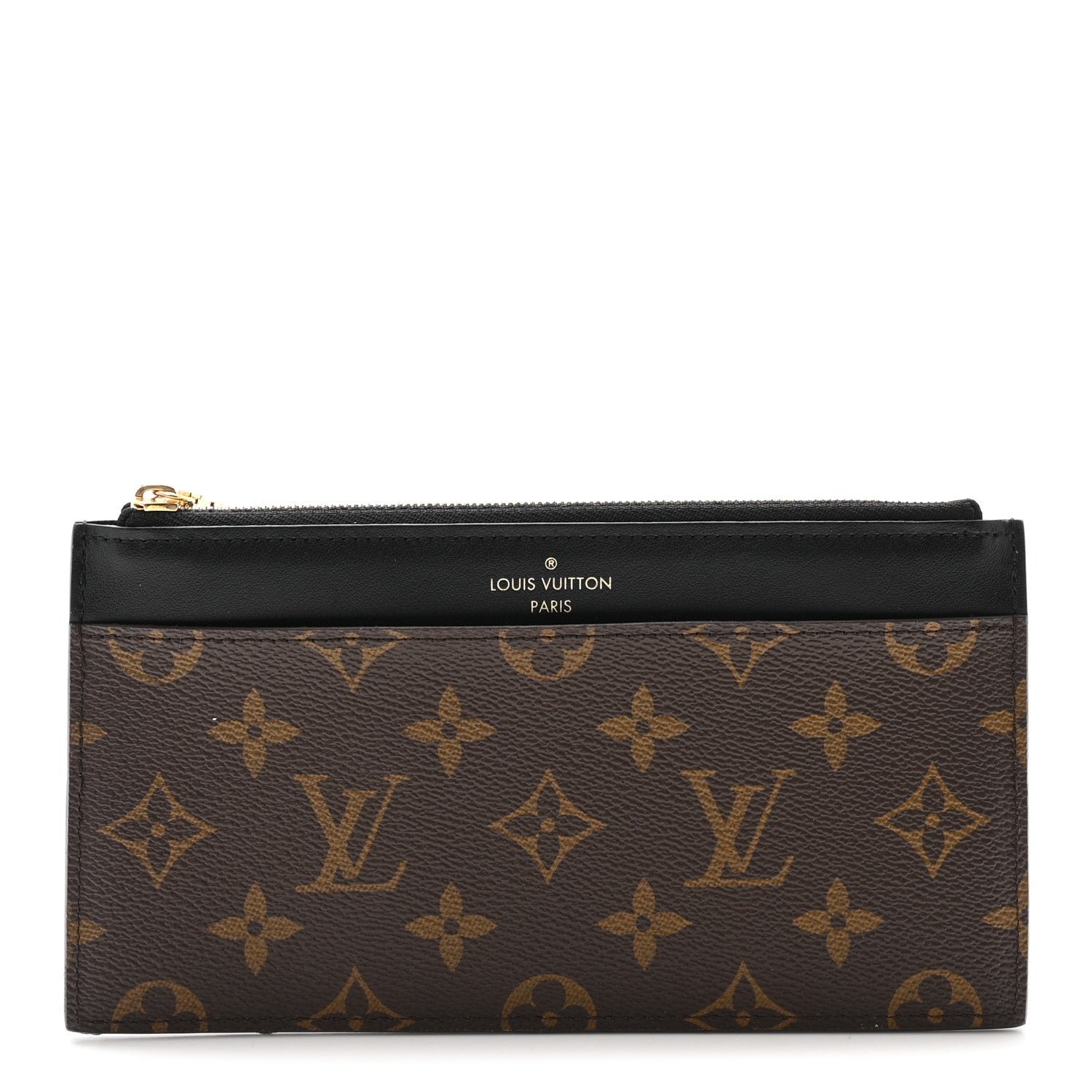 Louis Vuitton Monogram Slim Purse Black