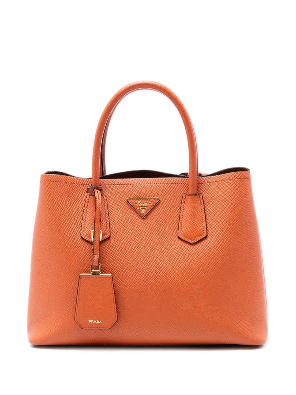 Prada 2010-2026 Medium Saffiano Cuir Double satchel