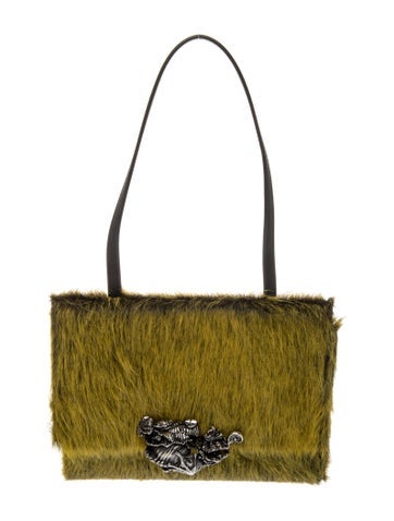 Acne Studios Fur Shoulder Bag