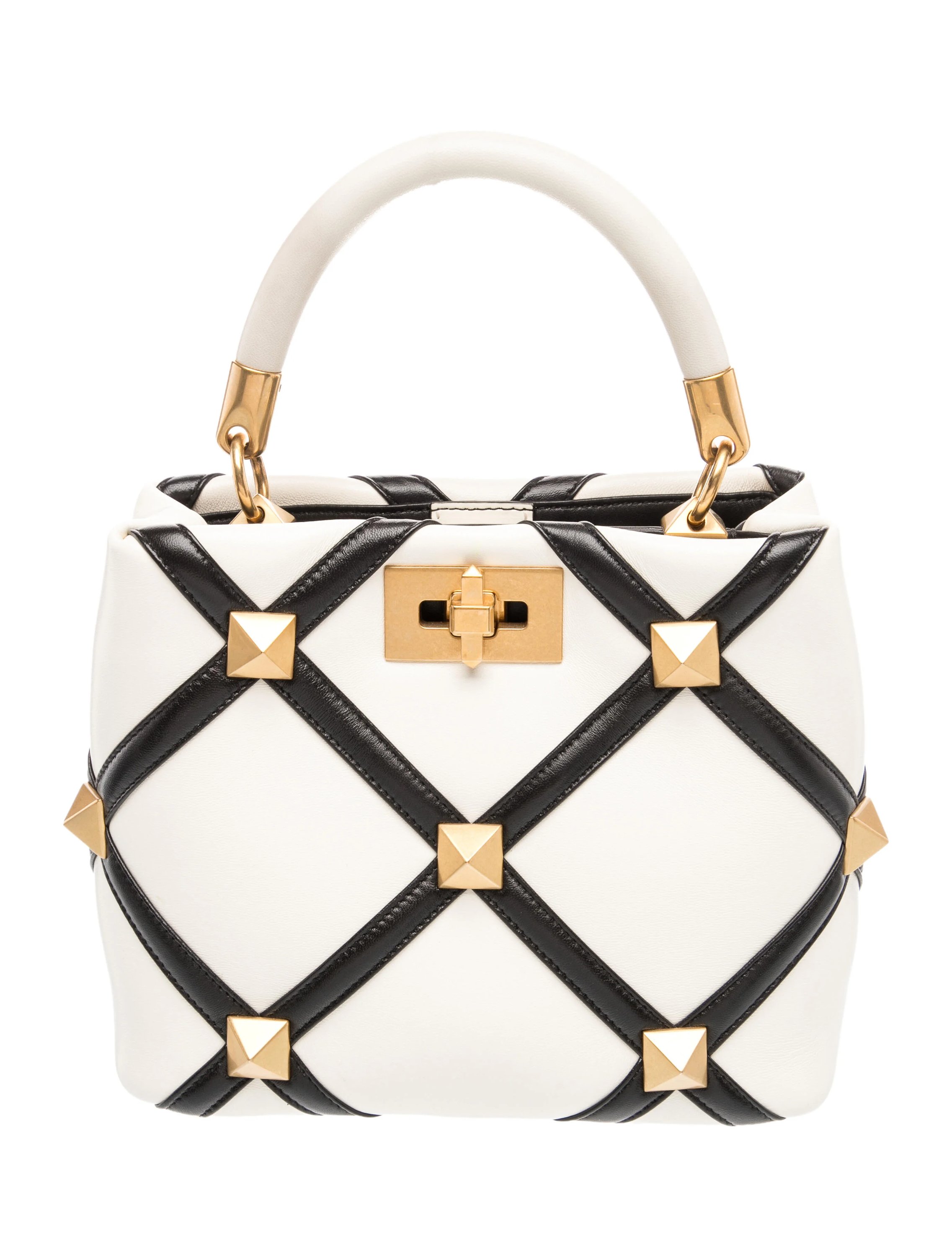 Rockstud Top Handle Bag