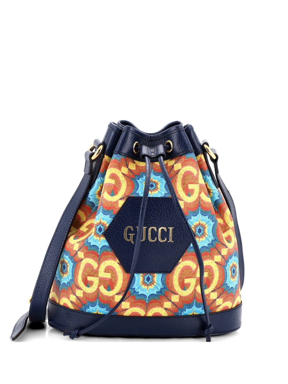 100 Ophidia Limited Edition Coated Canvas bucket bag