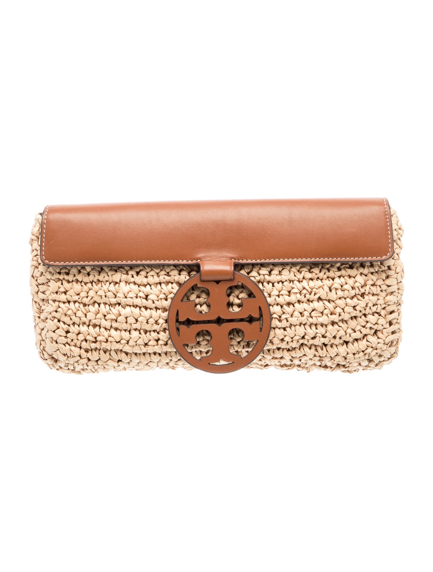 Raffia Clutch
