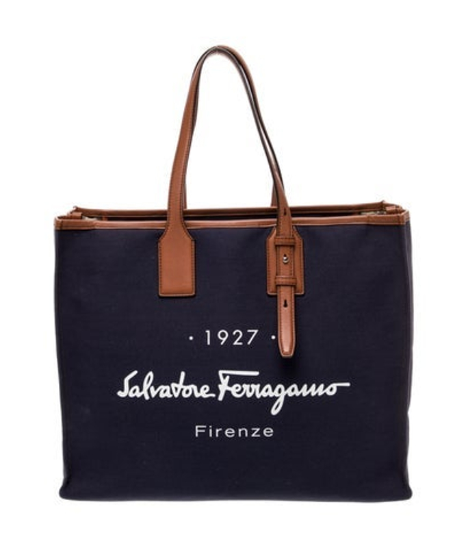 Salvatore Ferragamo Ferragamo Canvas Tote