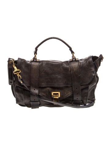 Leather Top Handle Bag