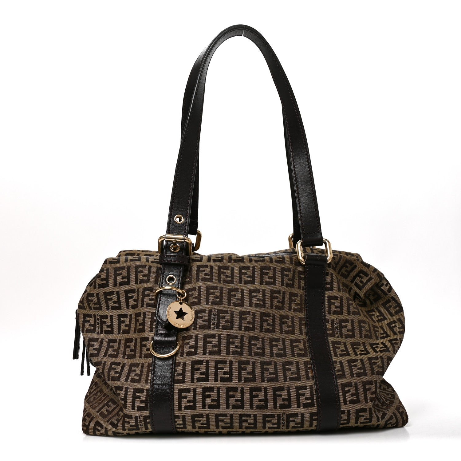 Fendi Zucchino Boston Brown