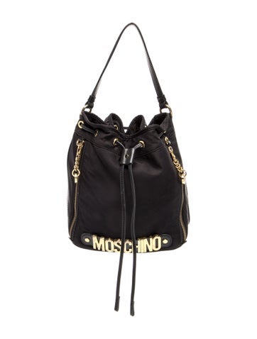 Moschino Nylon Top Handle Bag