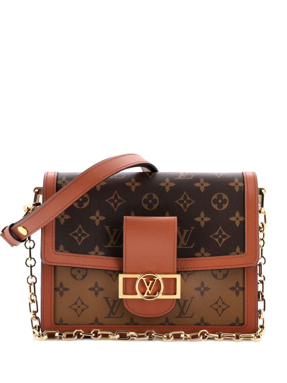 Louis Vuitton Dauphine Reverse Monogram Canvas MM shoulder bag