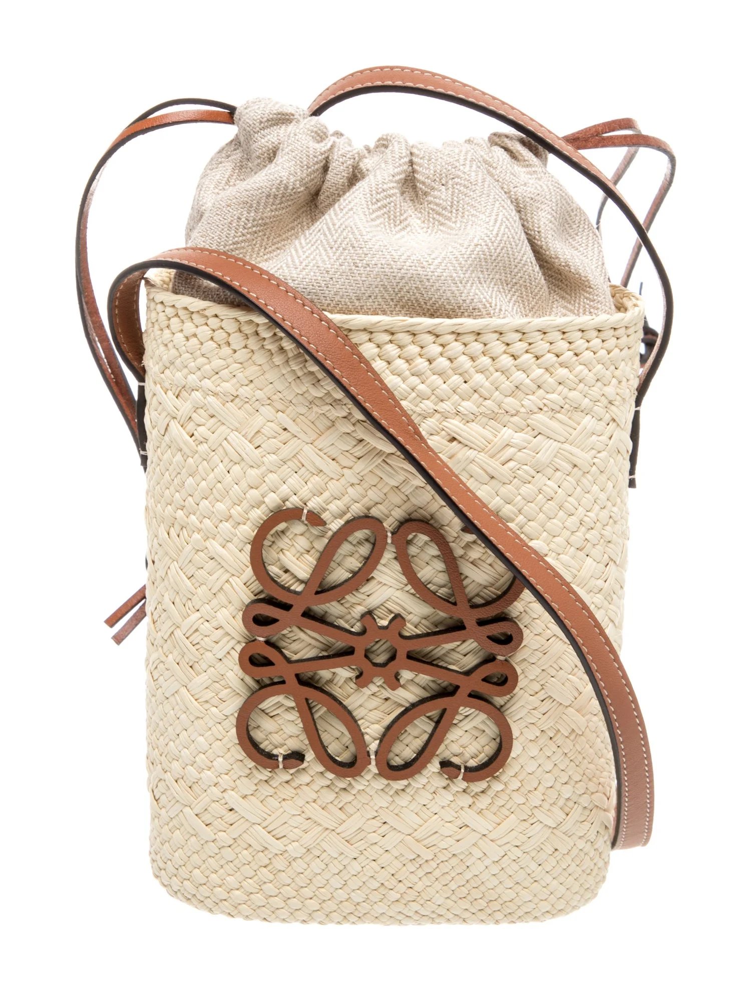 Raffia Bucket Bag