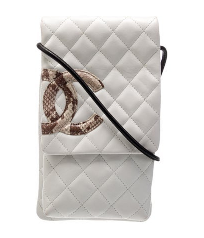 Chanel Python Ligne Cambon Crossbody Bag