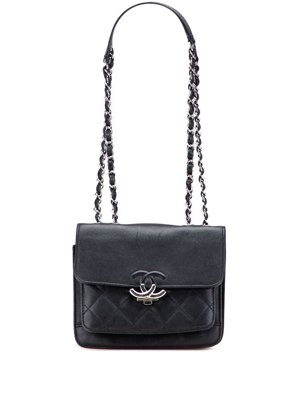 2018 Small Quilted Goatskin CC Box Flap shoulder bag