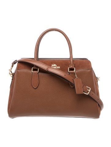 Leather Top Handle Bag