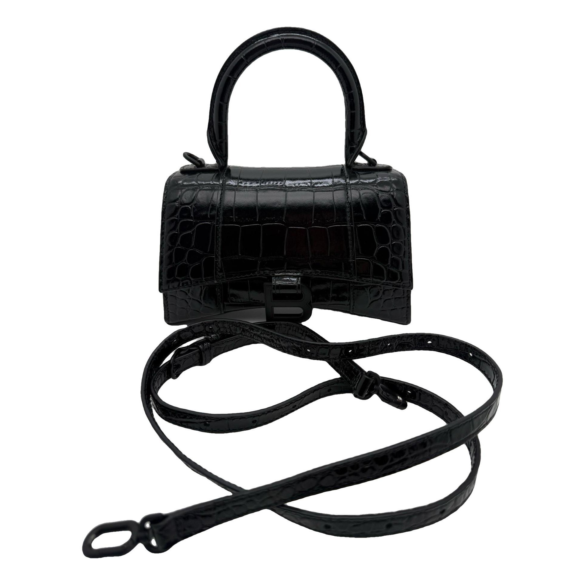 Balenciaga Hourglass leather crossbody bag