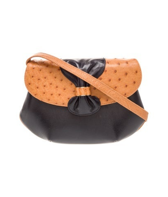 Mark Cross Cross Ostrich Bucket Bag