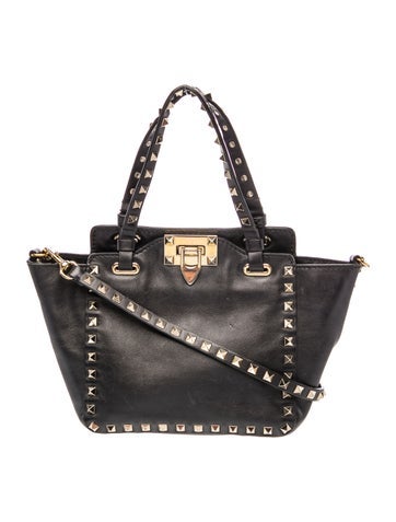 Rockstud Top Handle Bag