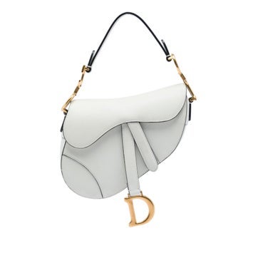 Mini Grained Calfskin Saddle Bag