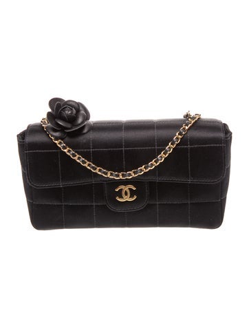 Extra Mini Square Quilt Camellia Flap Bag