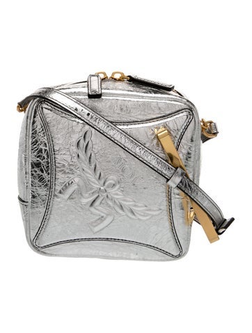 MCM Leather Top Handle Bag