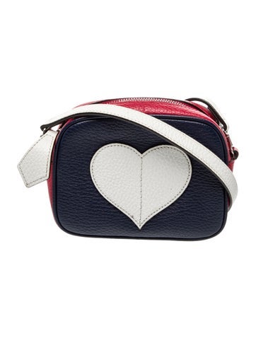 Gucci Girl's Leather Heart Messenger Bag
