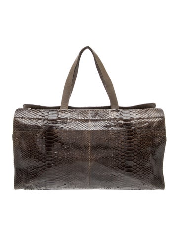 Brunello Cucinelli Snakeskin Shoulder Bag