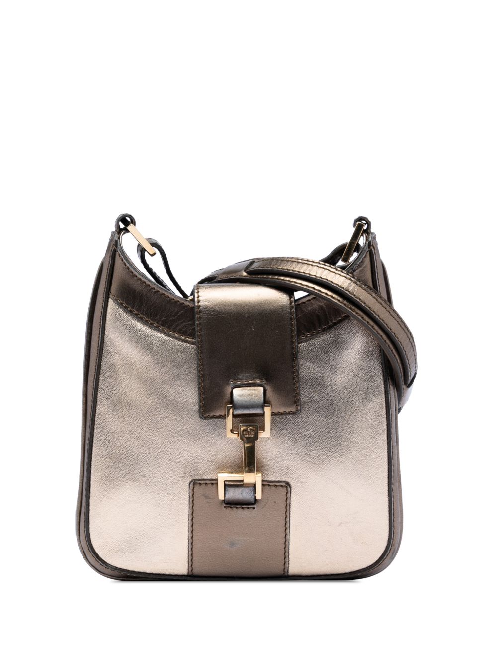 2000-2015 Metallic Calfskin Jackie crossbody bag