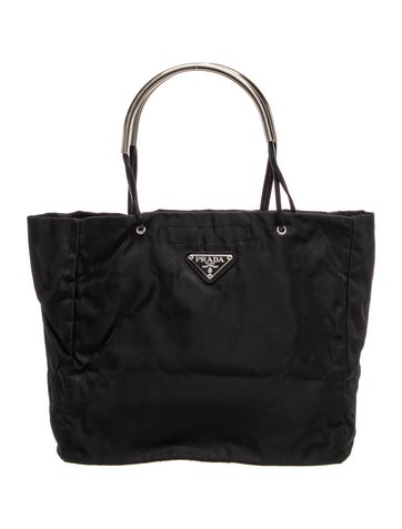 Enameled Metal Triangle Top Handle Bag