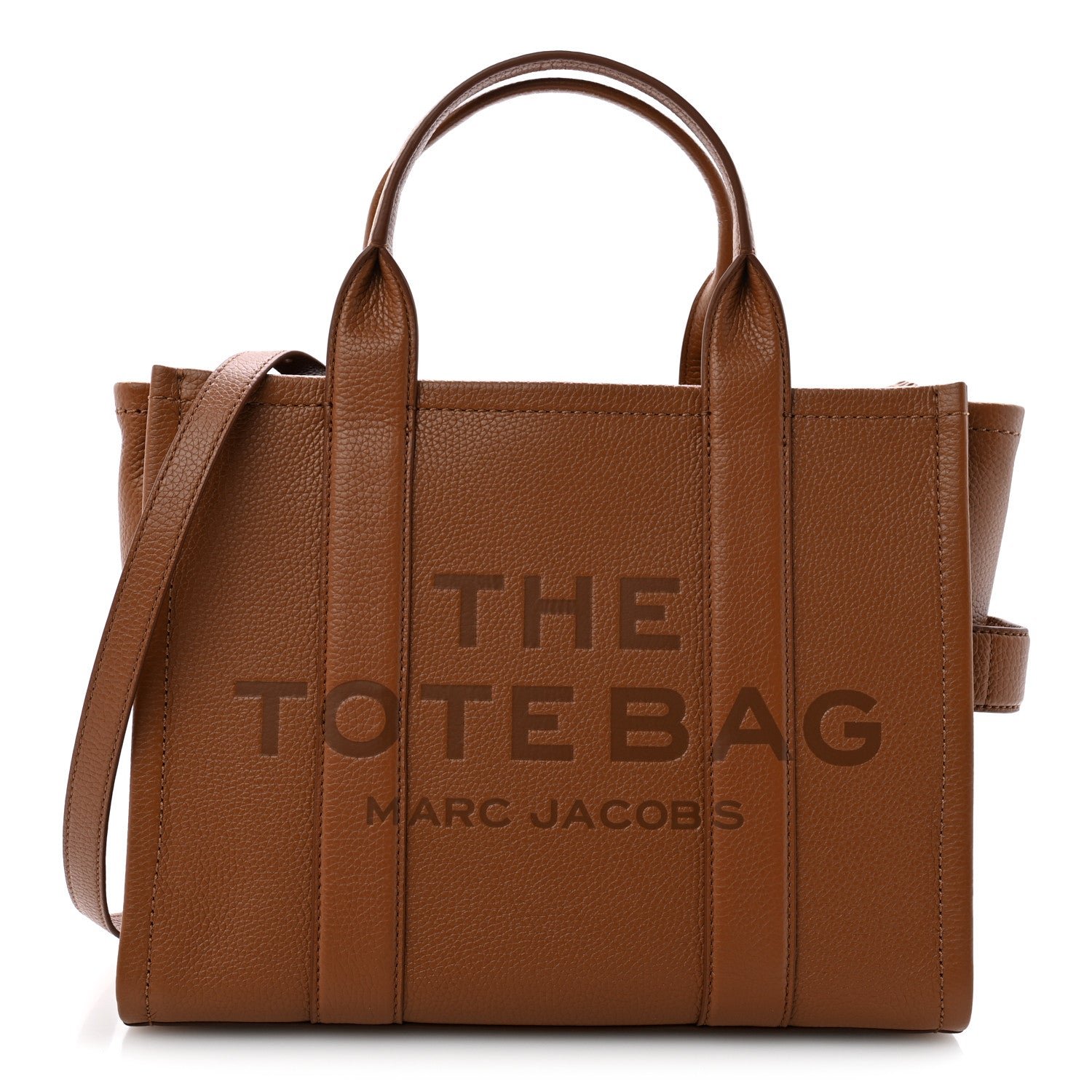 Marc Jacobs Grained Calfskin Medium The Tote Bag Argan Oil