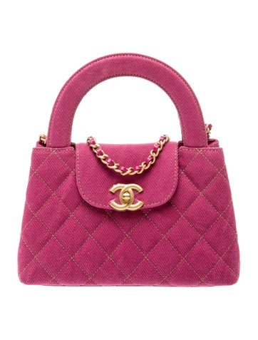 Denim Mini Kelly Shopper