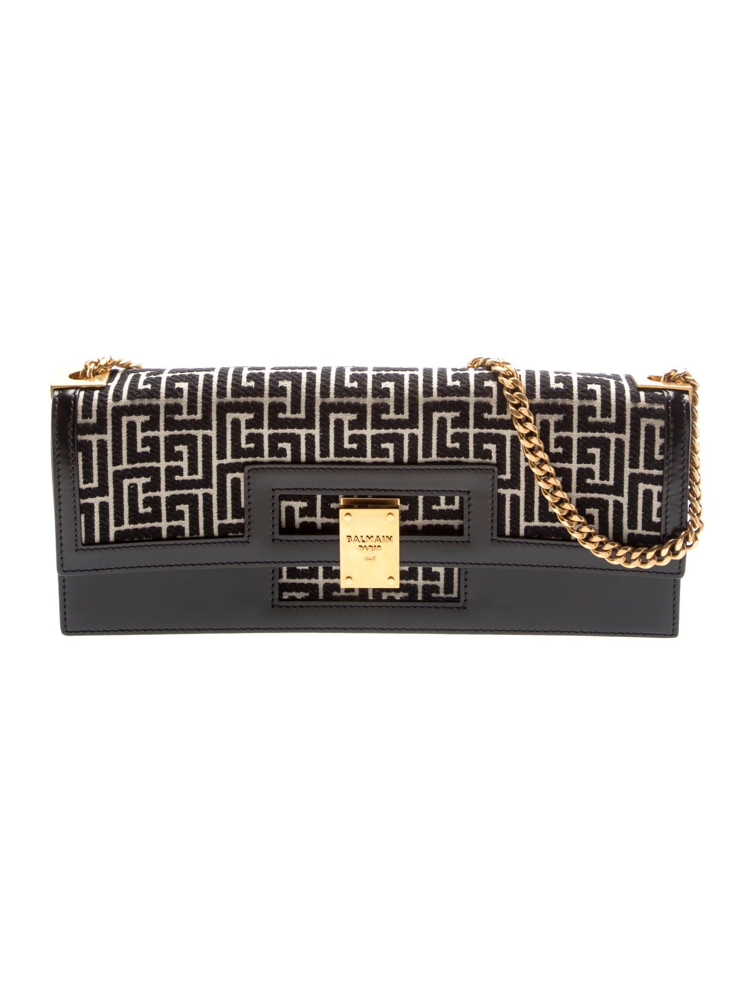 Balmain Canvas Clutch