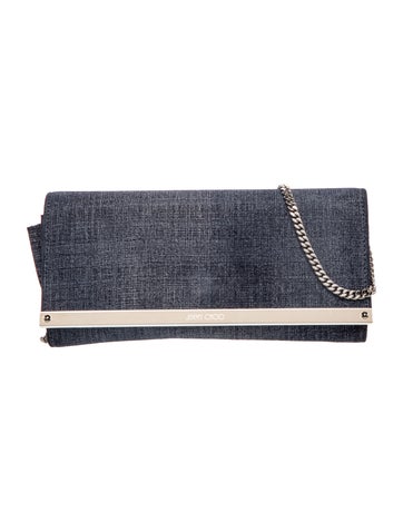 Denim Clutch