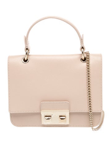 Leather Top Handle Bag