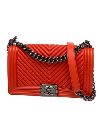 Medium Chevron Boy Bag