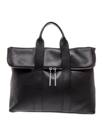 Leather Top Handle Bag