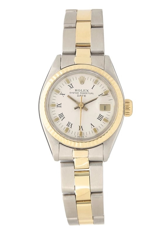 White Dial Two-Tone Roman Datejust 69173 26mm