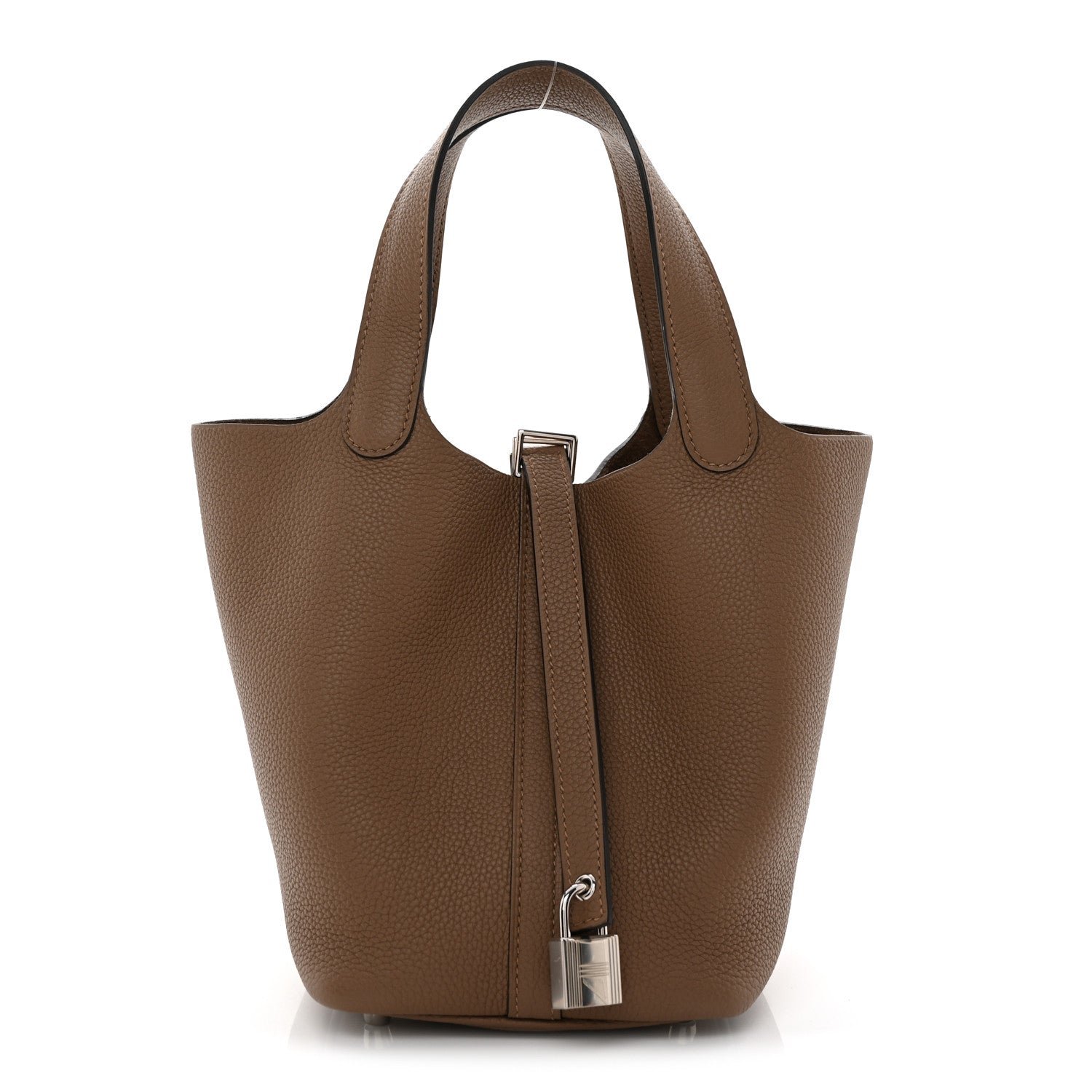 Hermes Taurillon Maurice Picotin Lock 18 PM Beige De Weimar
