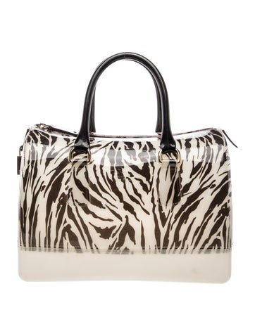 Furla Rubber Top Handle Bag