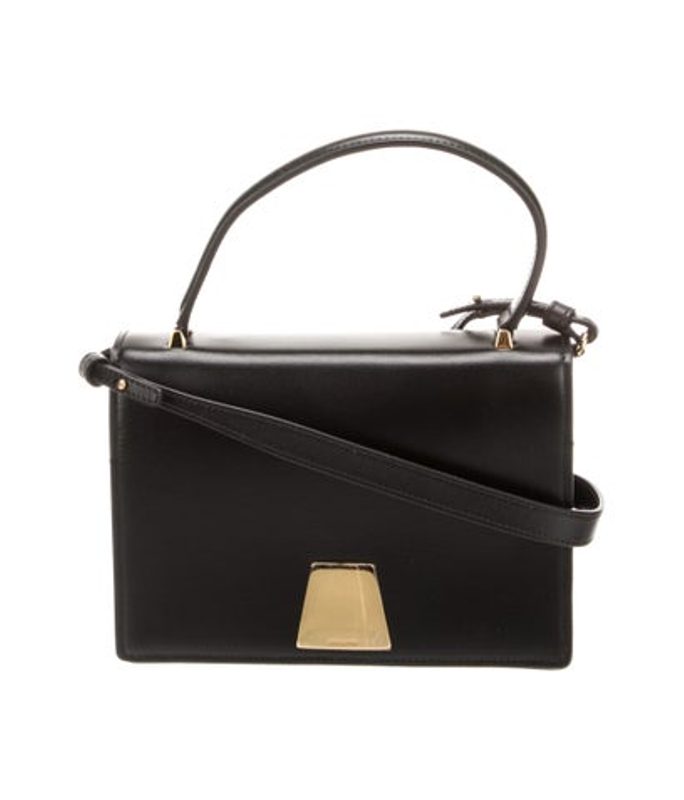 Akris Leather Top Handle Bag