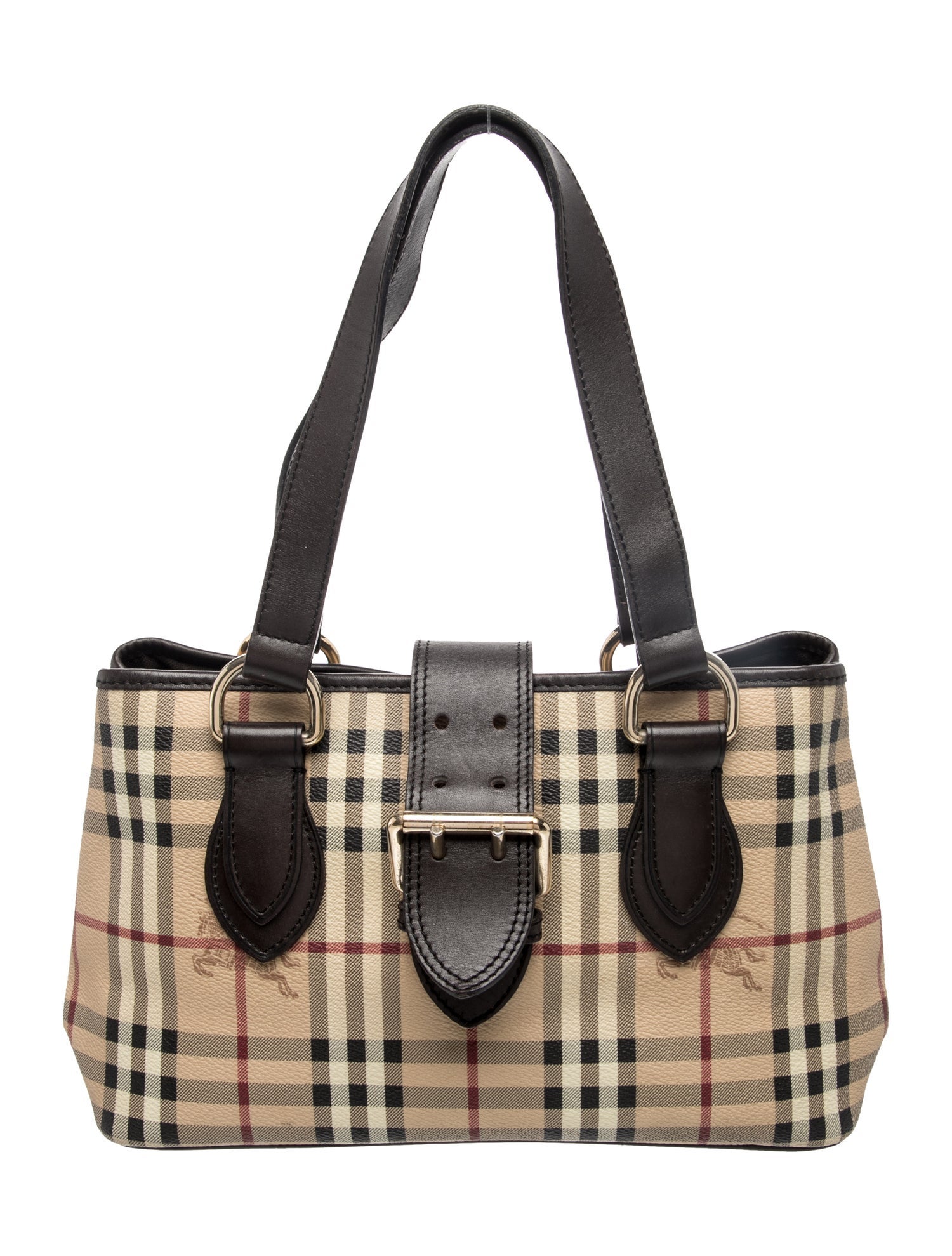 Haymarket Check Top Handle Bag