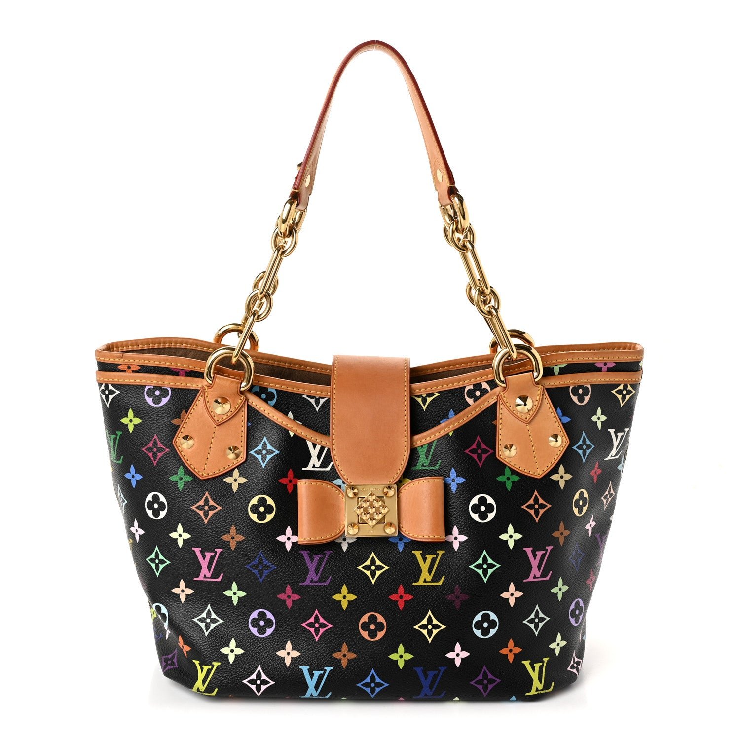 Louis Vuitton Monogram Multicolor Annie GM Black