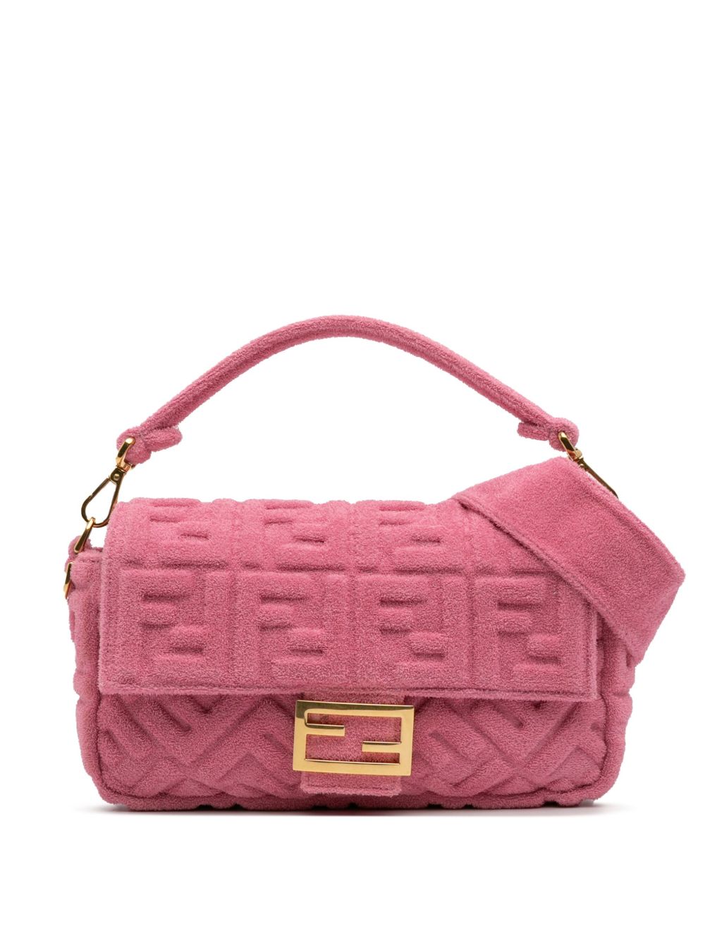 2000-2010 Zucca Embossed Terry Cloth Baguette satchel