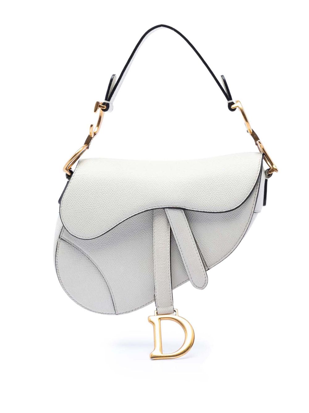 2020 Mini Grained Calfskin Saddle Bag satchel
